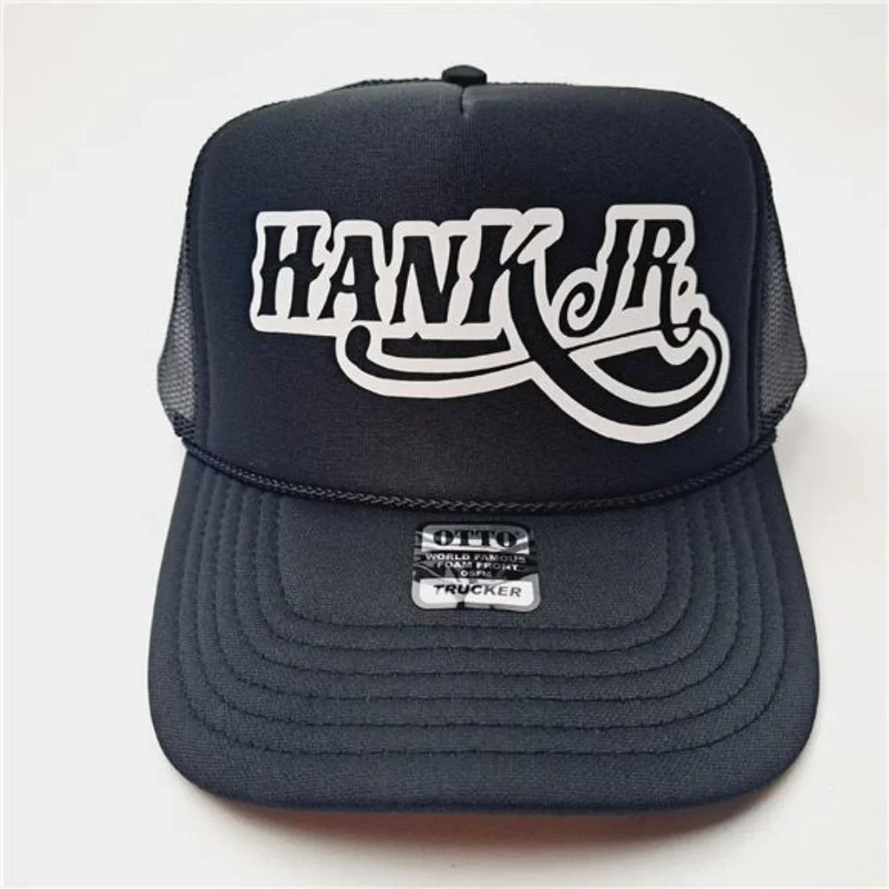 Hank Williams Jr Bocephus Hat Cap Vintage Foam Trucker Style Mesh Snapback Outla